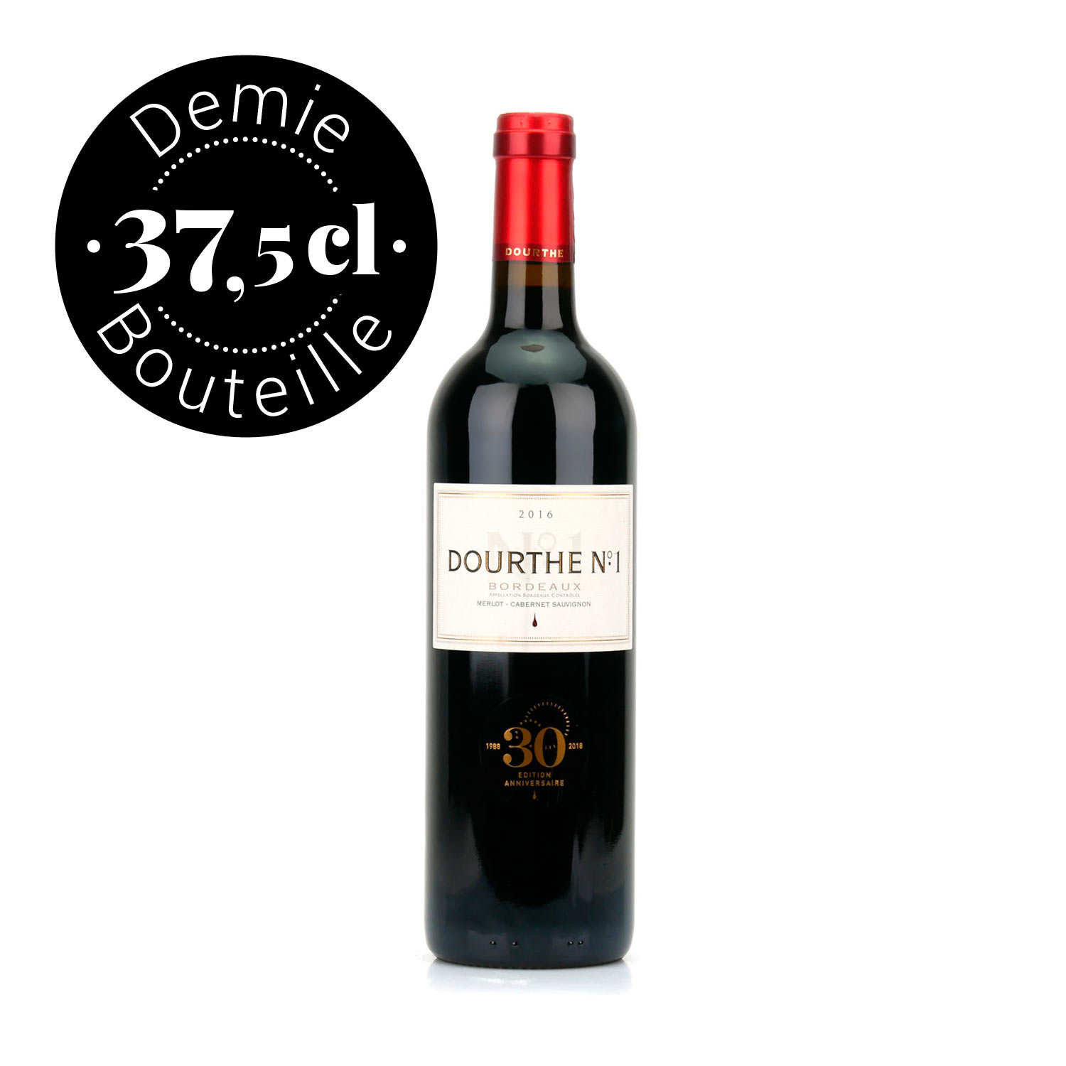 Dourthe n°1 Bordeaux vin rouge AOC - Demi-bouteille