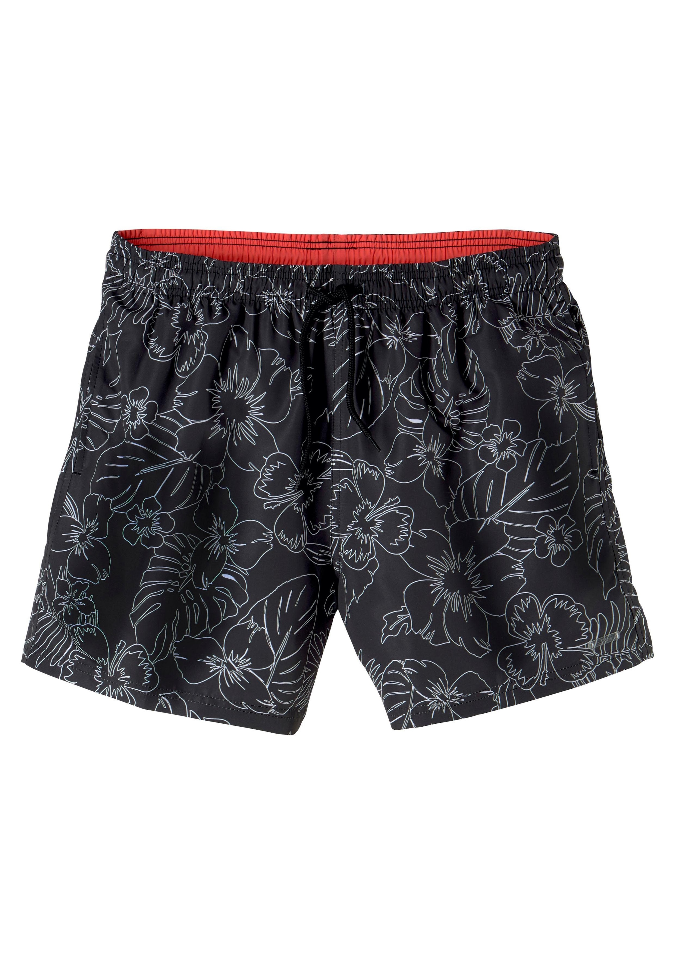 s.Oliver Badeshorts , mit modernem Print