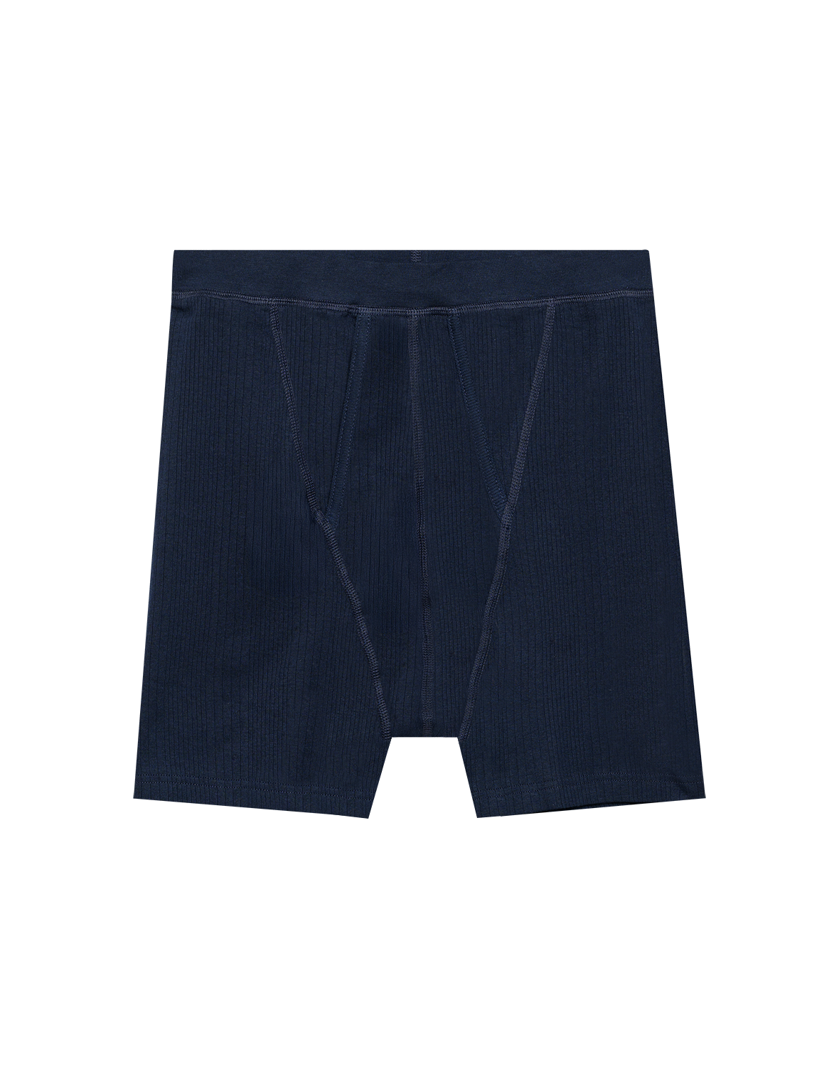Lange boxershort in katoen met gulp voor heren