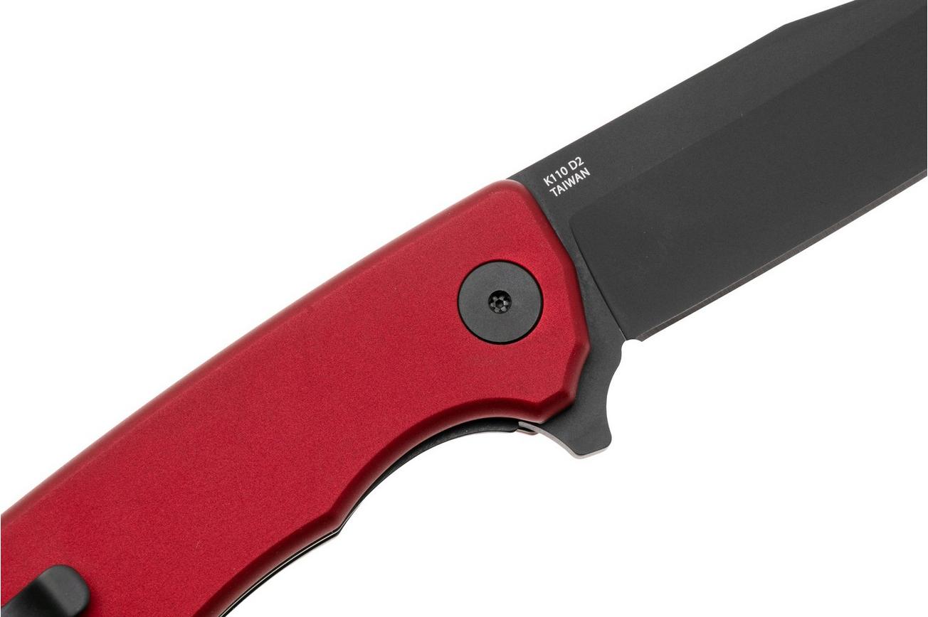 Ocaso Strategy 29RDB, PVD K110, Red Aluminium, zakmes, Mike Wallace design