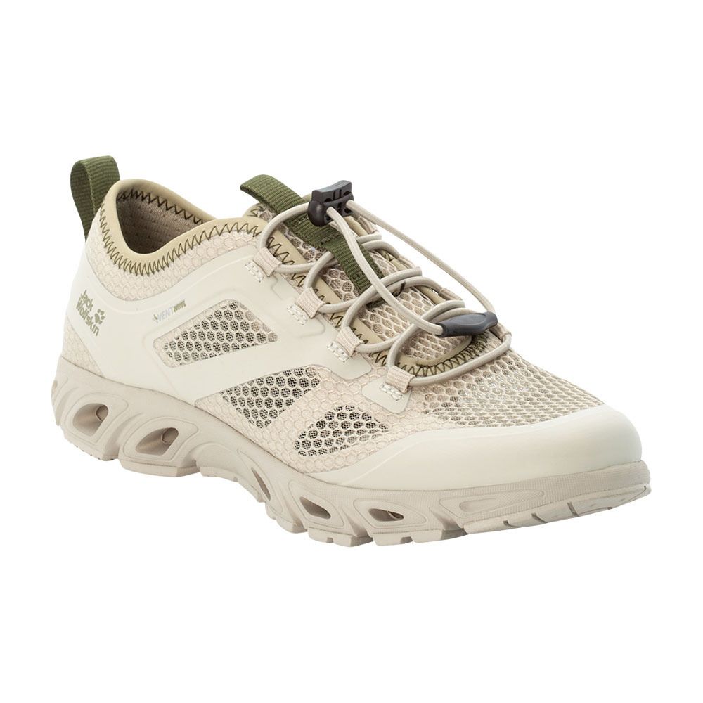 Jack Wolfskin BREEZER VENT LOW - Chaussures de randonné Femme beige/khaki