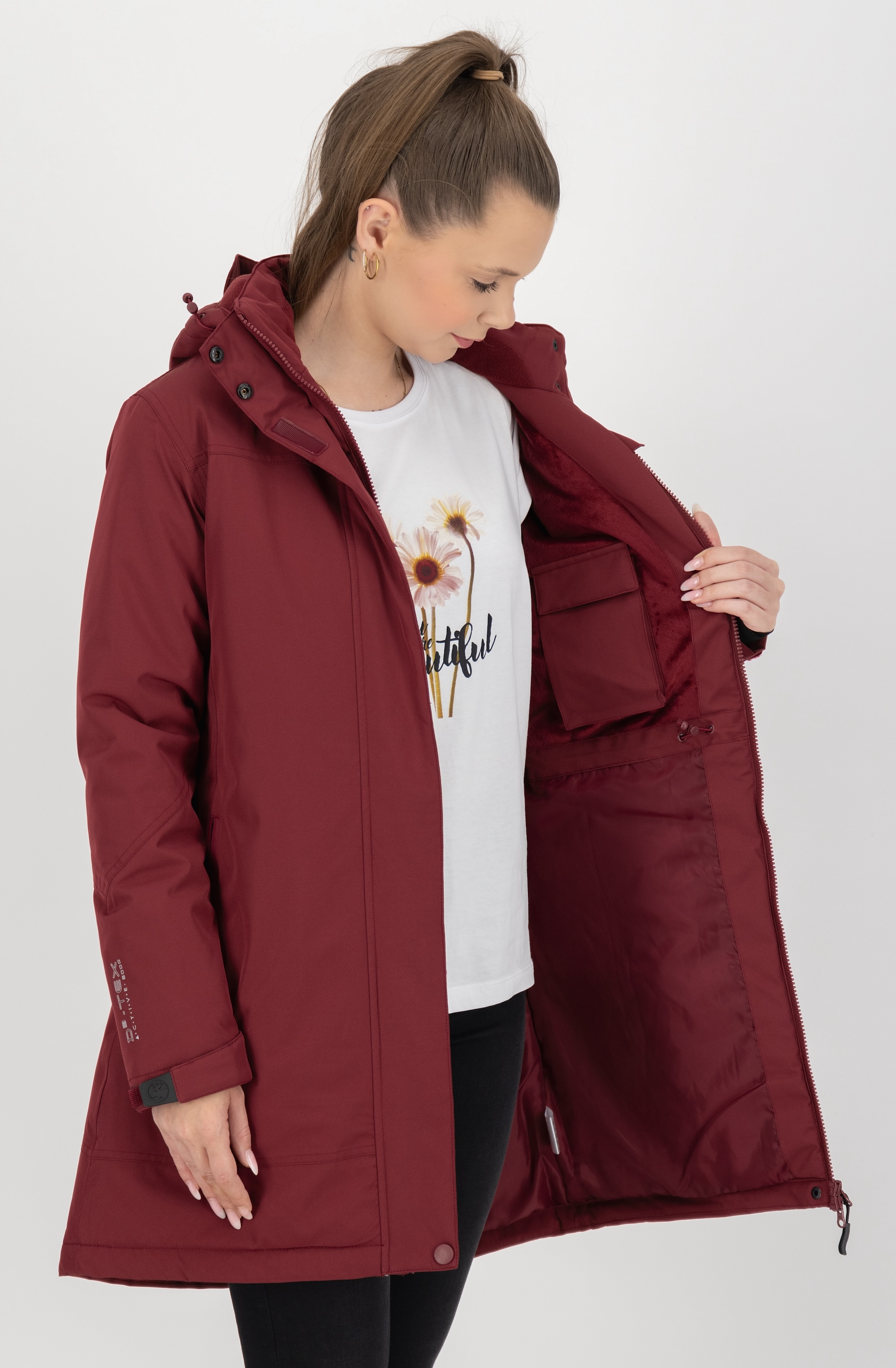 DEPROC Active Winterjacke »MONTREAL LONG WMN« auch in Grossen Grössen erhältlich