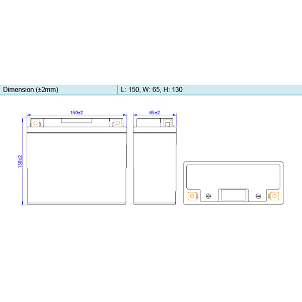 Skyrich - Batterie HJT12B-FP