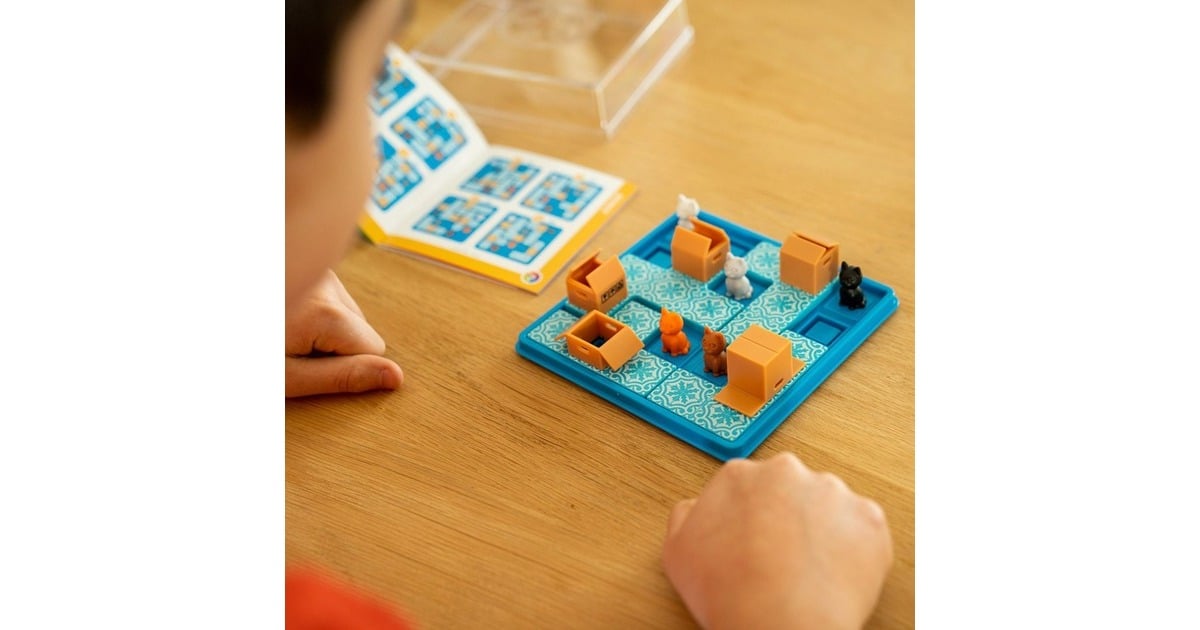 SmartGamesCats & Boxes Denkspel  (Nederlands, 1 speler, Vanaf 7 jaar, 60 opdrachten)