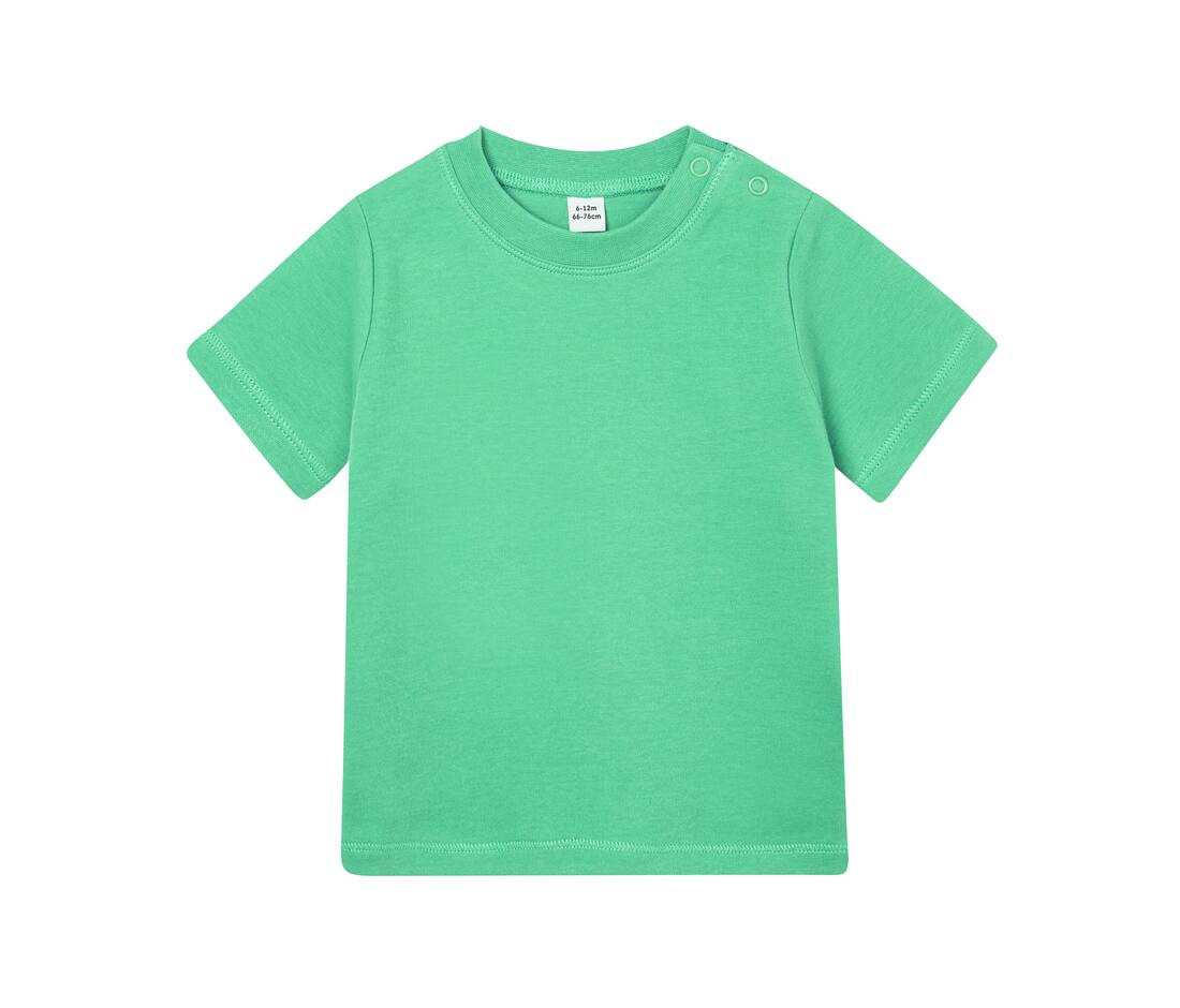 Babybugz BZ002 - T-shirt Bébé Coton Doux à Encolure Ronde