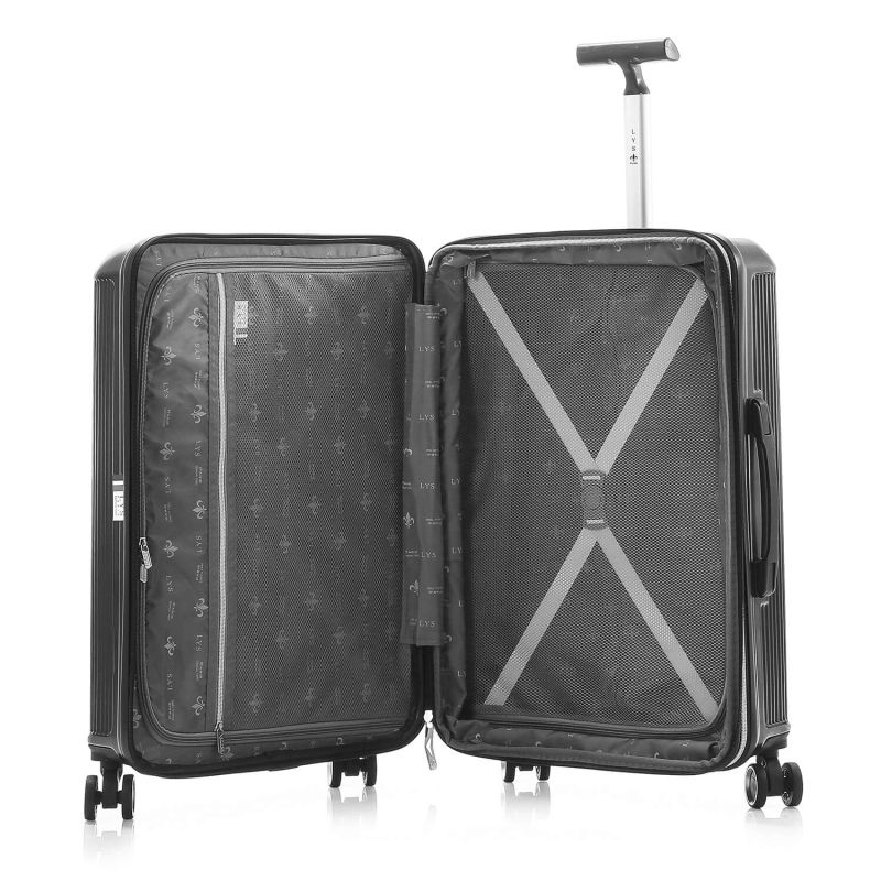 Valise rigide 9925 Extensible 66 cm Noir