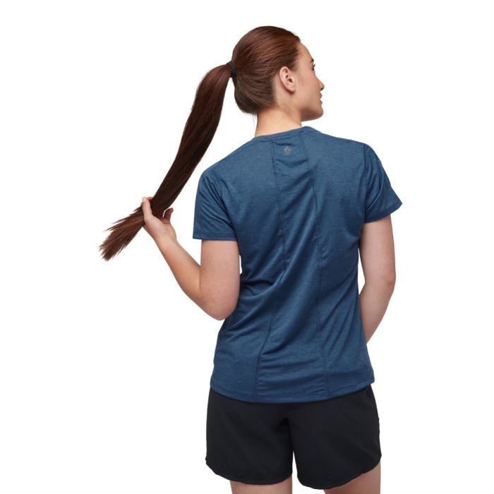 Black Diamond Dame T-shirts Lightwire SS Tech Tee Blå