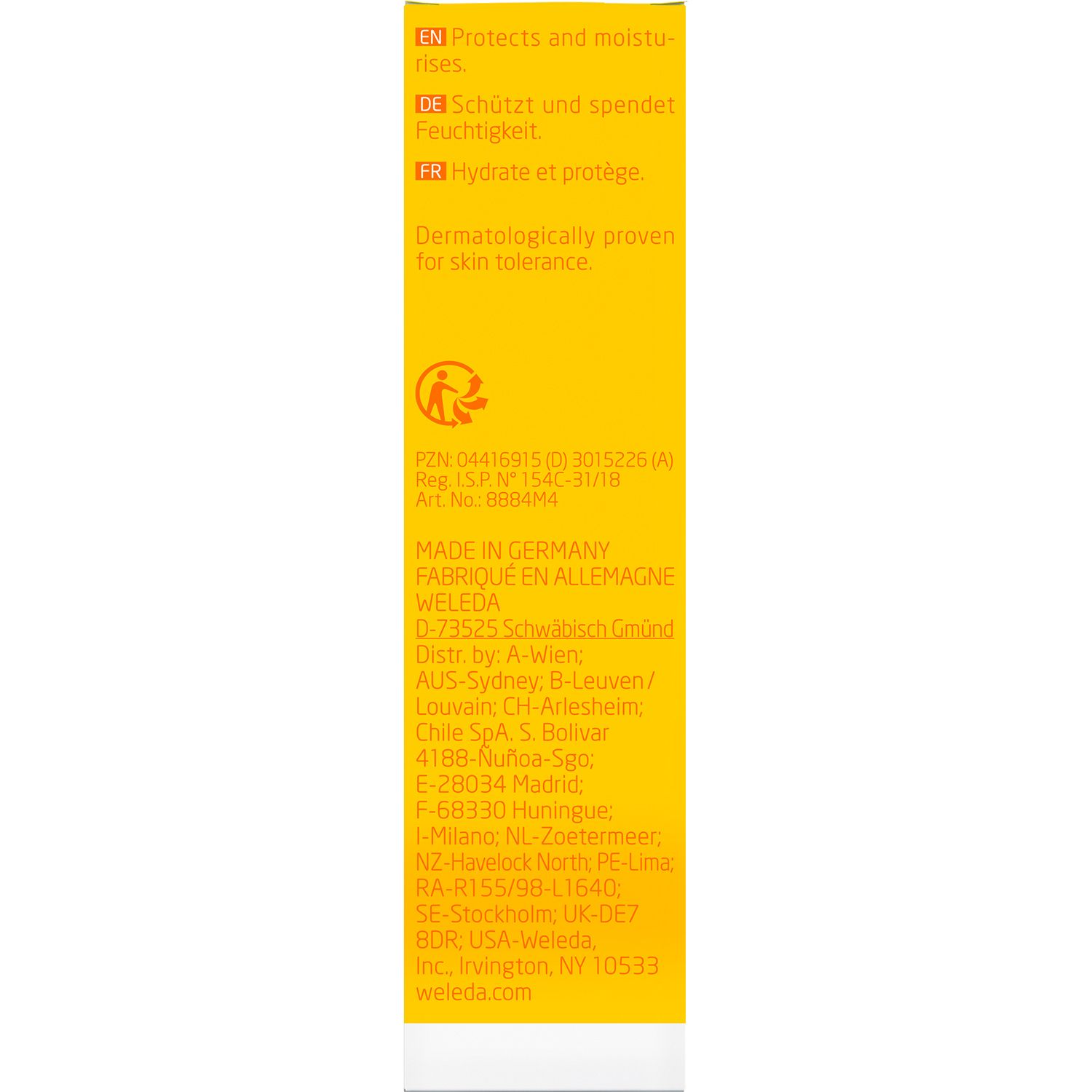 Weleda Baby Gesichtscreme Calendula - pflegt & schützt empfindliche Babyhaut, spendet Feuchtigkeit