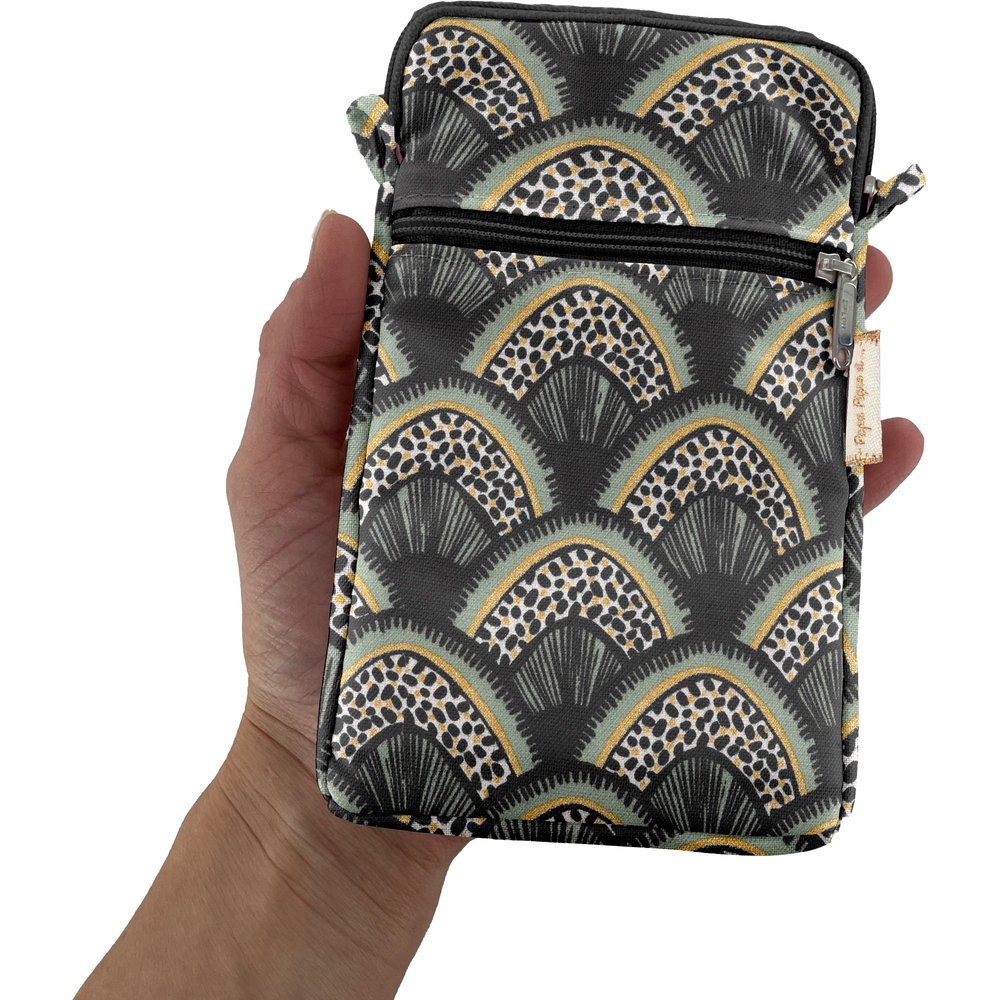 Pochette Téléphone Matelassée Forêt De Plumes