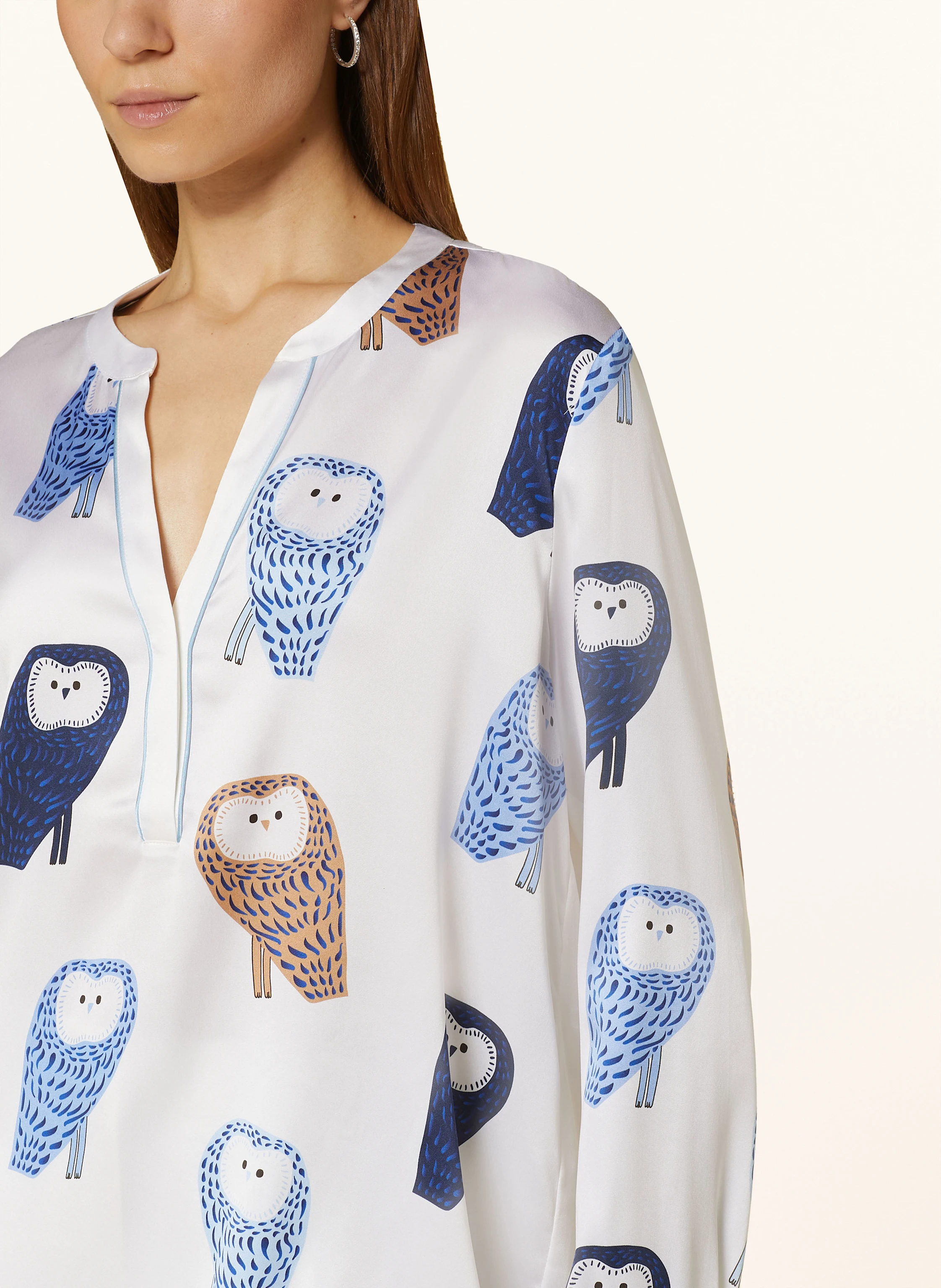 HERZEN'S ANGELEGENHEIT Blusenshirt aus Seide