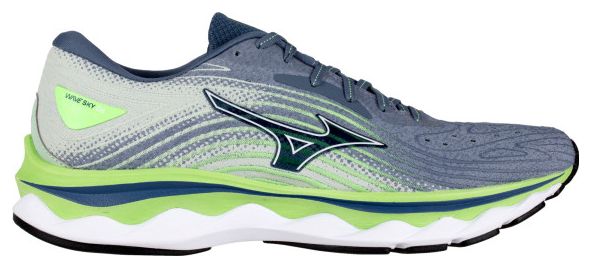 Chaussures de Running Mizuno Wave Sky 6 Gris Vert