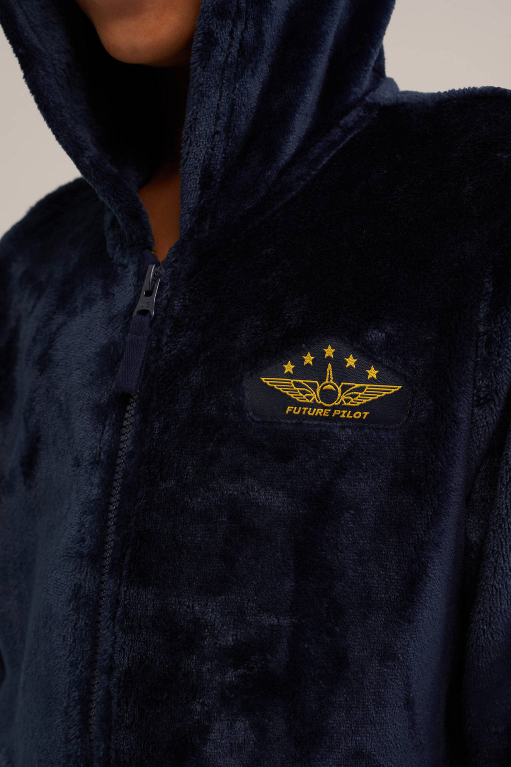 WE Fashion Onesie toekomstige piloot donkerblauw