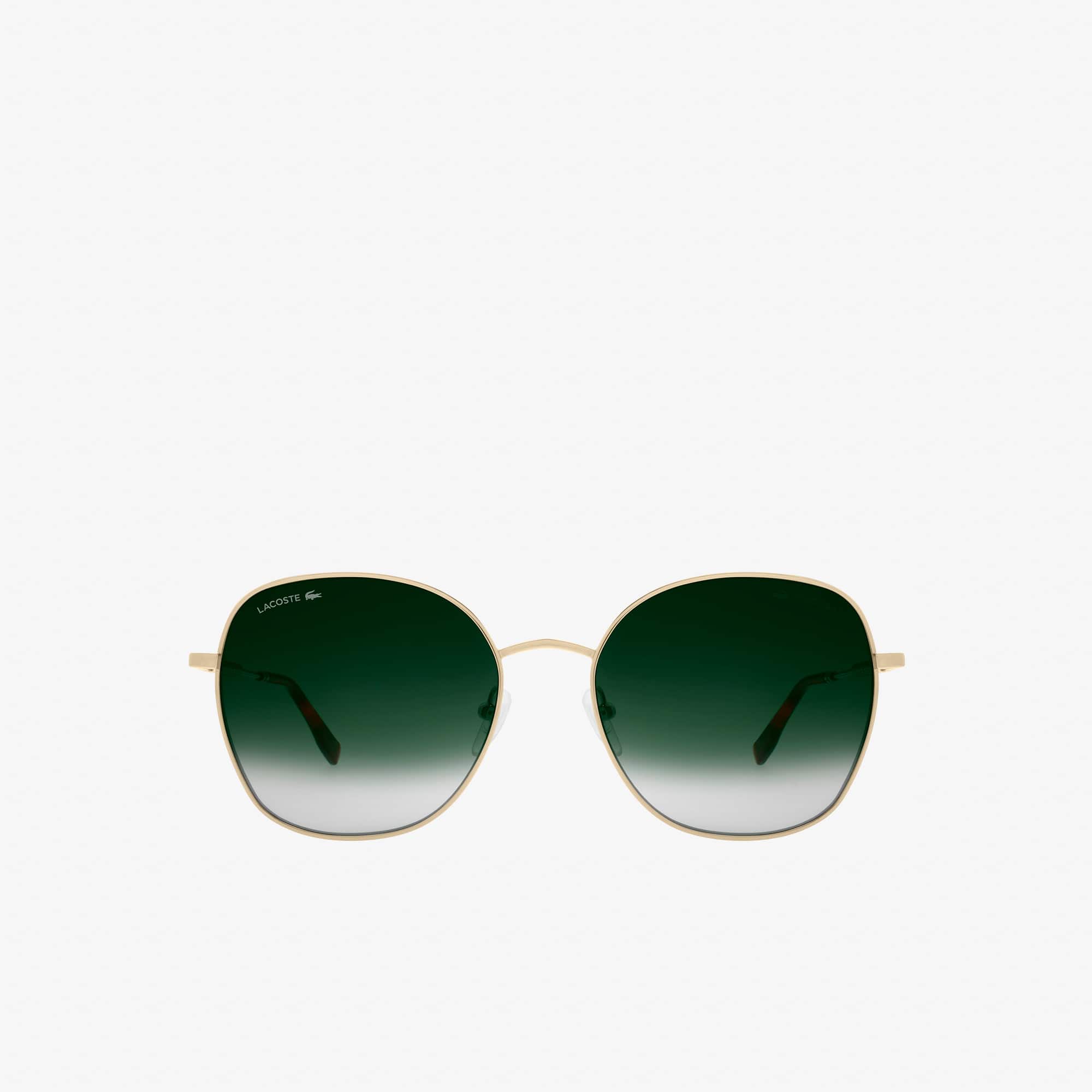 Lunettes de soleil Neoheritage ovales en métal Lunettes de soleil - Marron - Lacoste - Femme