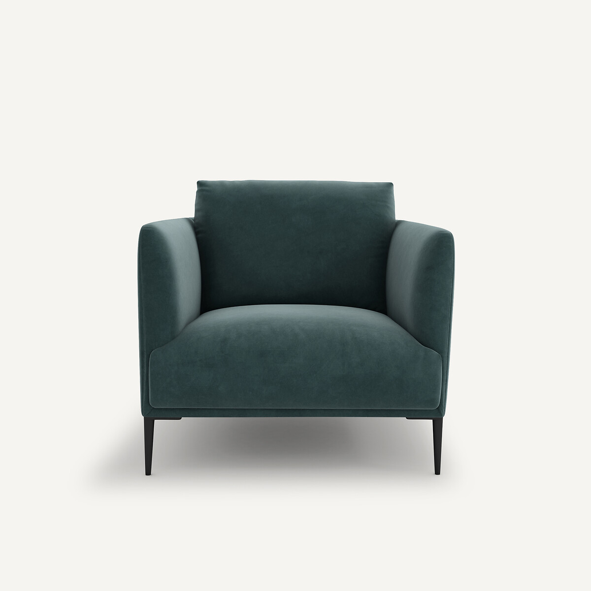 AM.PM<br>Poltrona de veludo, design Oscar E. Gallina