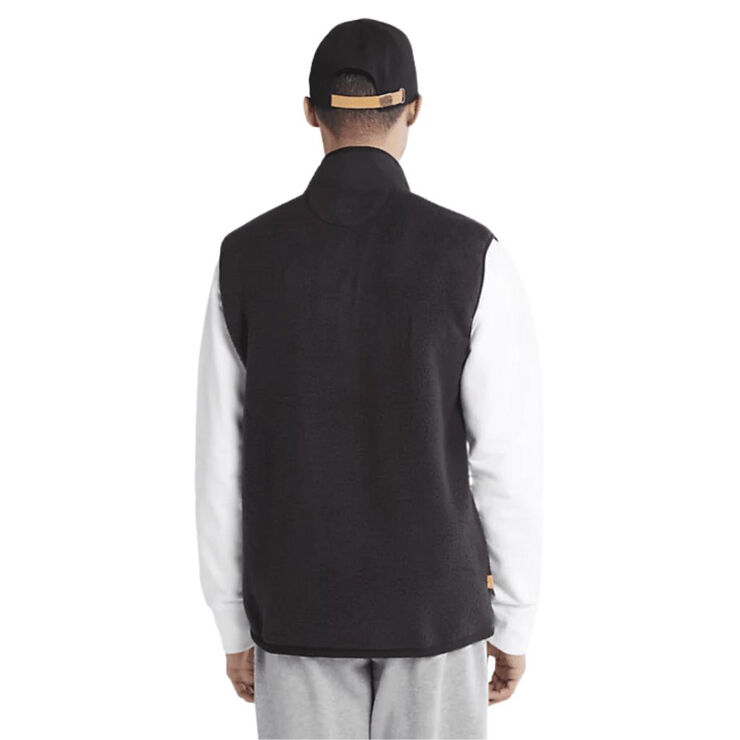 TIMBERLAND yc sherpa fleece vest Black