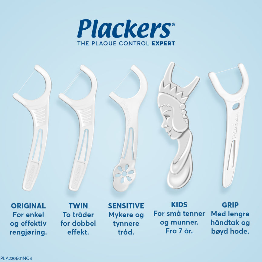 Plackers Twin tanntråd 33 stk