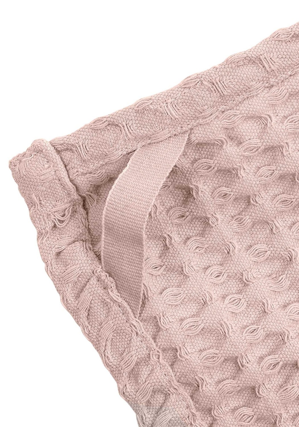 The Organic Company Waschlappen Big Waffle Wash Cloth Pale Rose