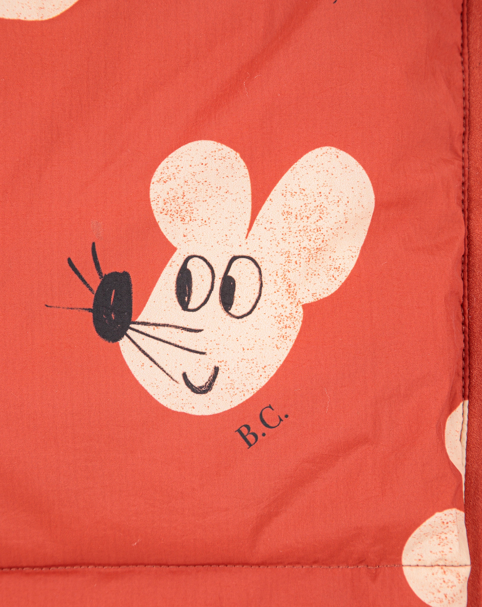Winterjacke MOUSE ALL OVER in braun