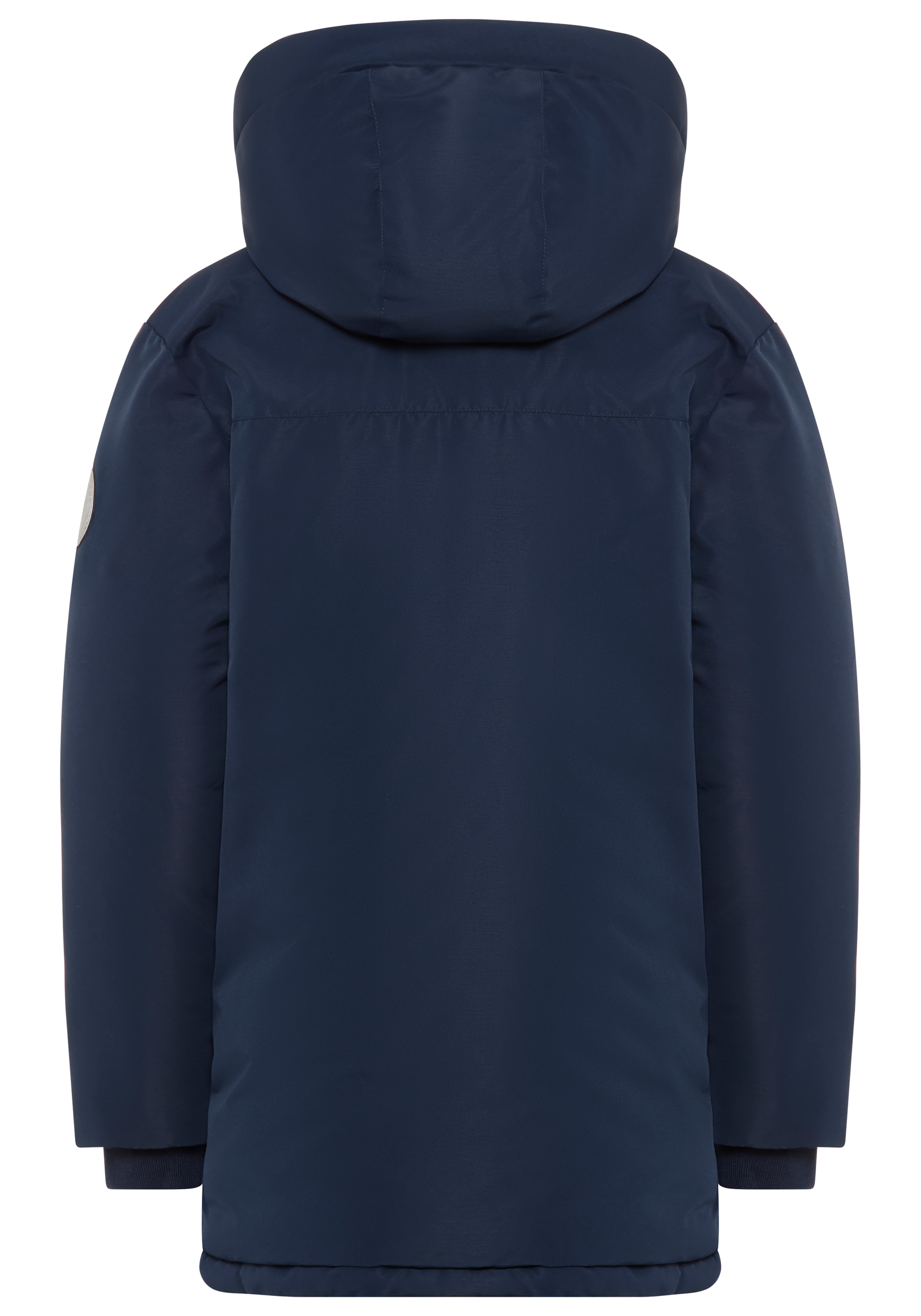 KangaROOS Outdoorjacke »Winterwarme Jacke« mit Kapuze Lange Winterjacke mit reflektierenden Details