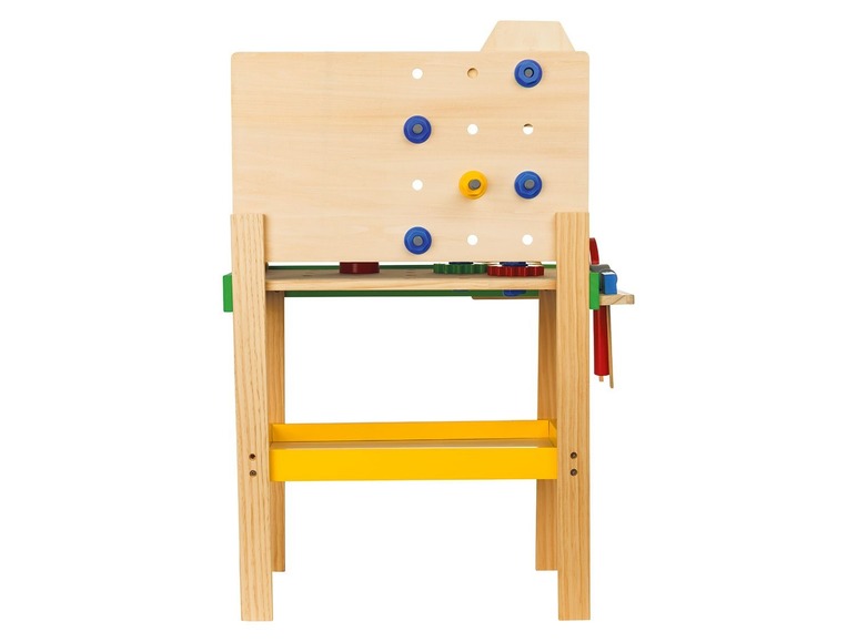 Houten werkbank of schoonmaakwagen