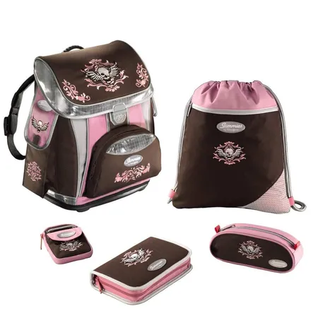 Sammies by Samsonite Premium Schulranzenset Silver Pirate 5-teilig