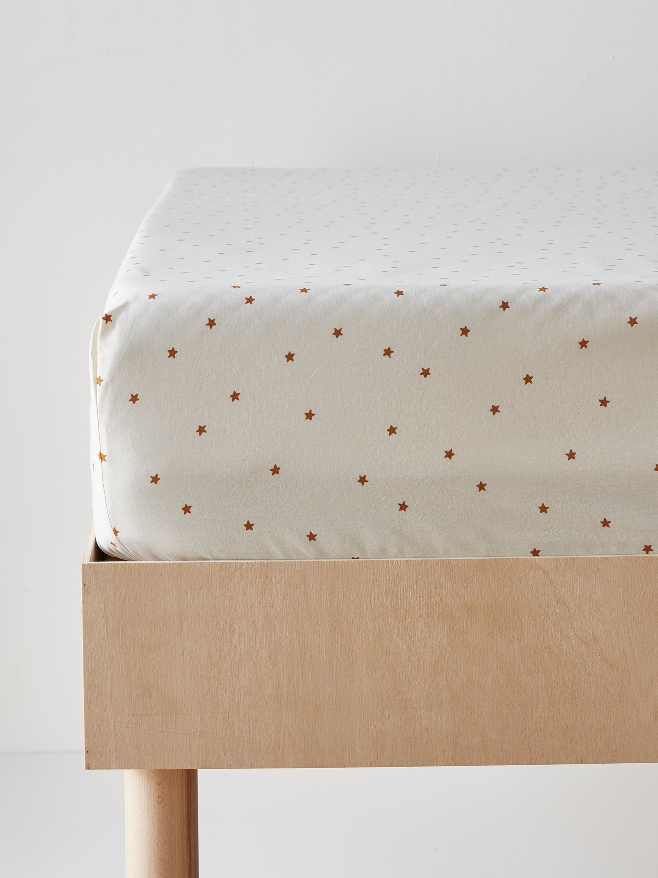 Drap-housse coton étoiles 