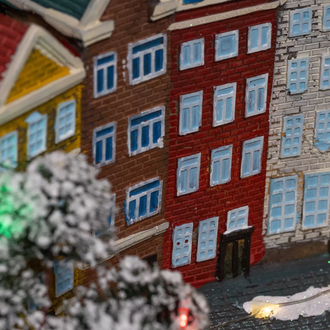 Village de Noël lumineux et musical Amsterdam