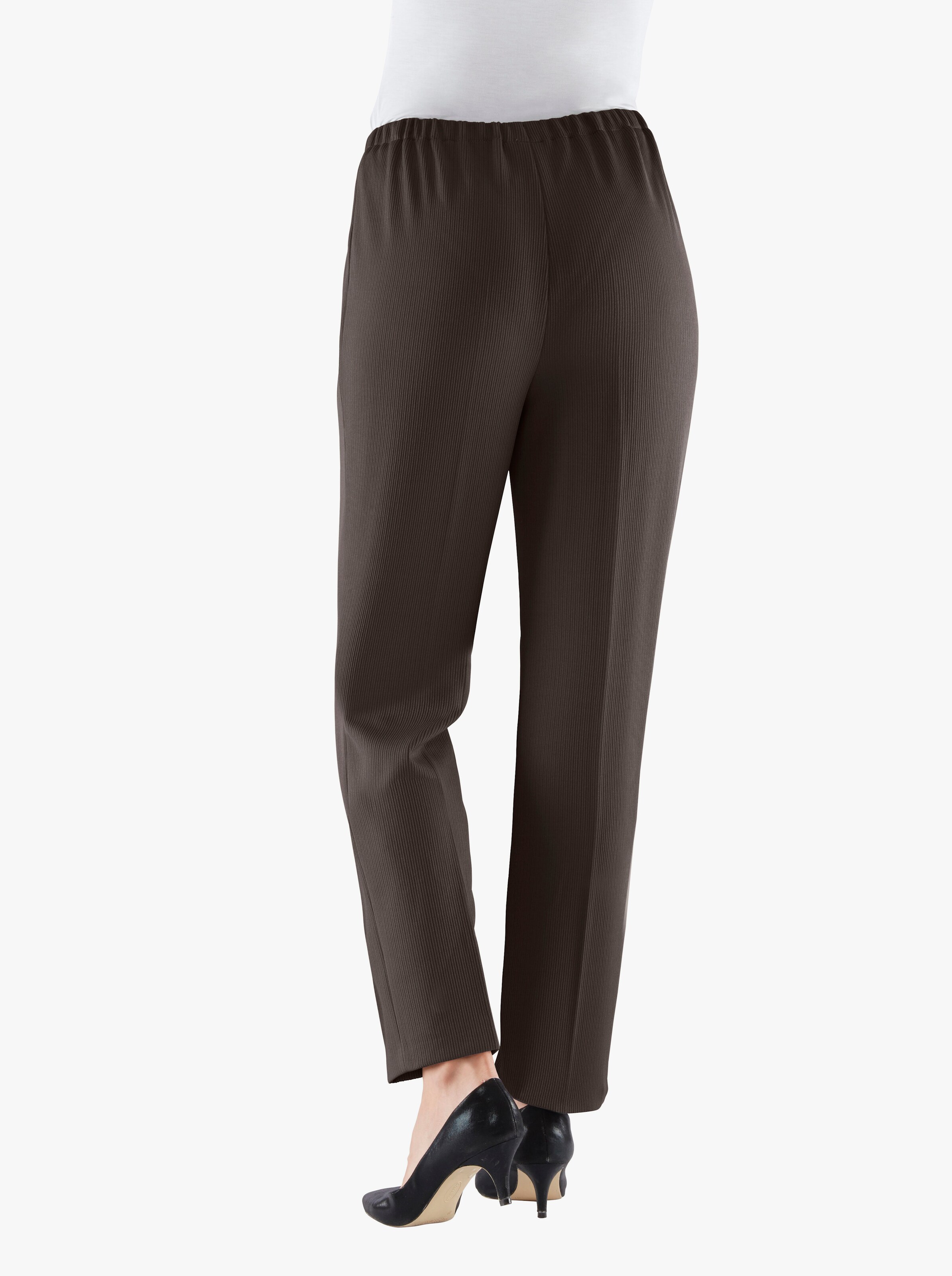 Jerseyhose mit Ripp-Struktur