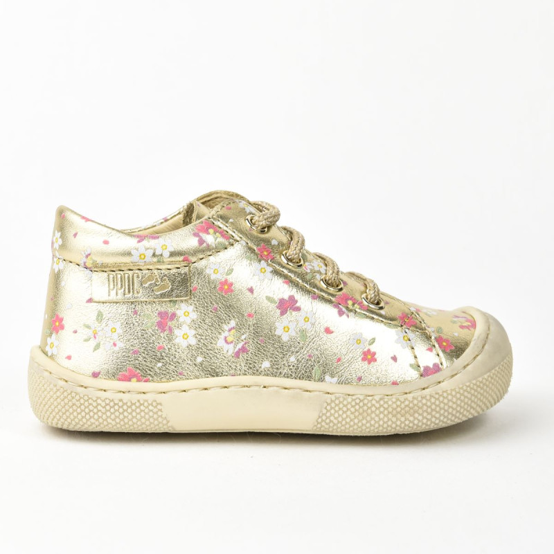 Naturino Naturino Barefoot Amur Print Soft Flowers Platinium