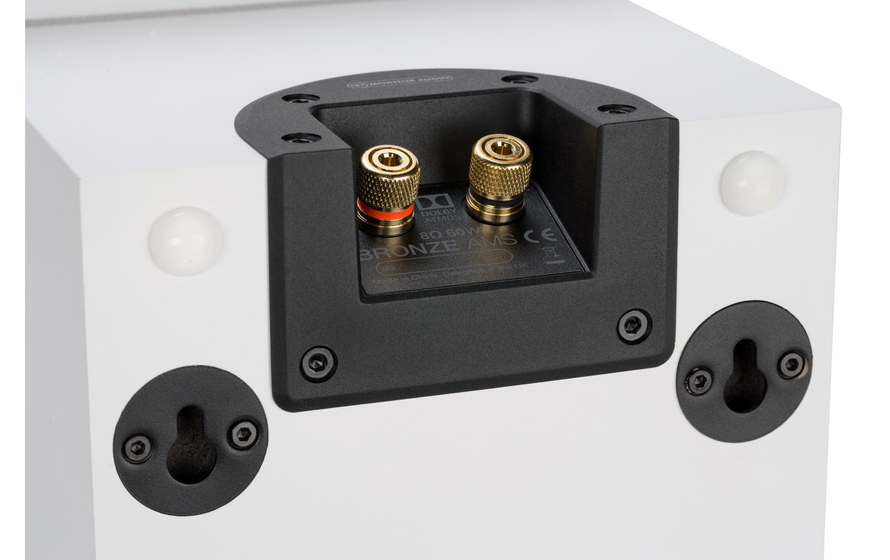 DolbyAtmos Regallautsprecher Paar Bronze AMS Weiss<br>Bronze-Serie – Made for you