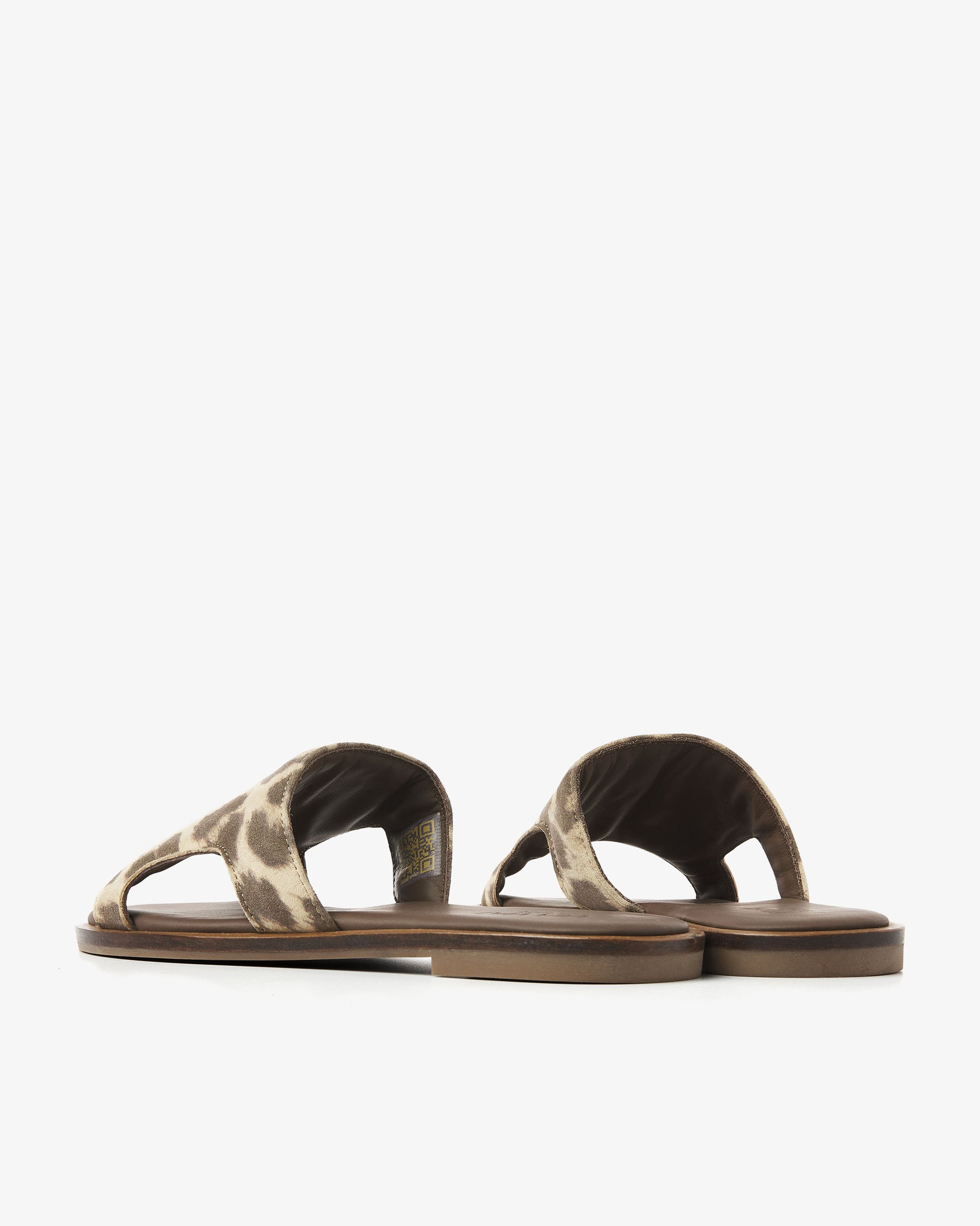VIA VAI luipaardprint slippers Vita Nola