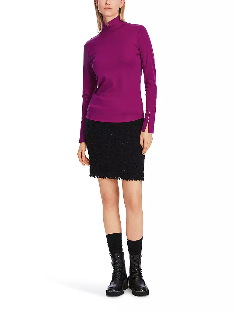MARC CAIN Rollkragenpullover beere