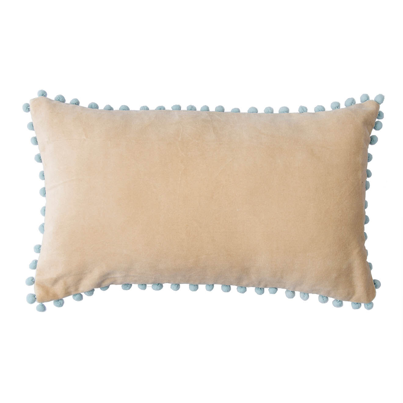 Febronie Housse de coussin  en Velours Avoriaz sable - 50x30 cm