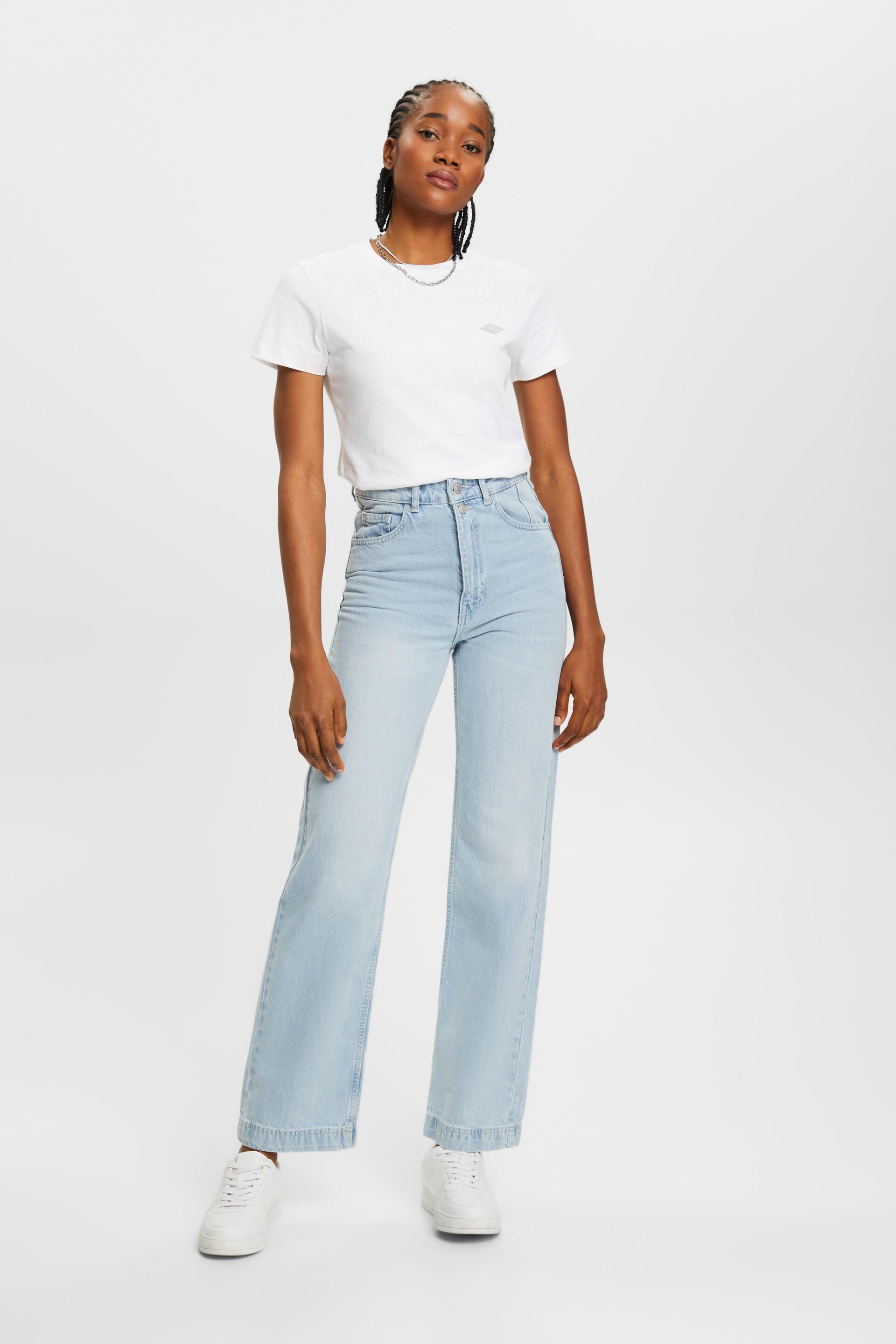 Jean à jambes larges
