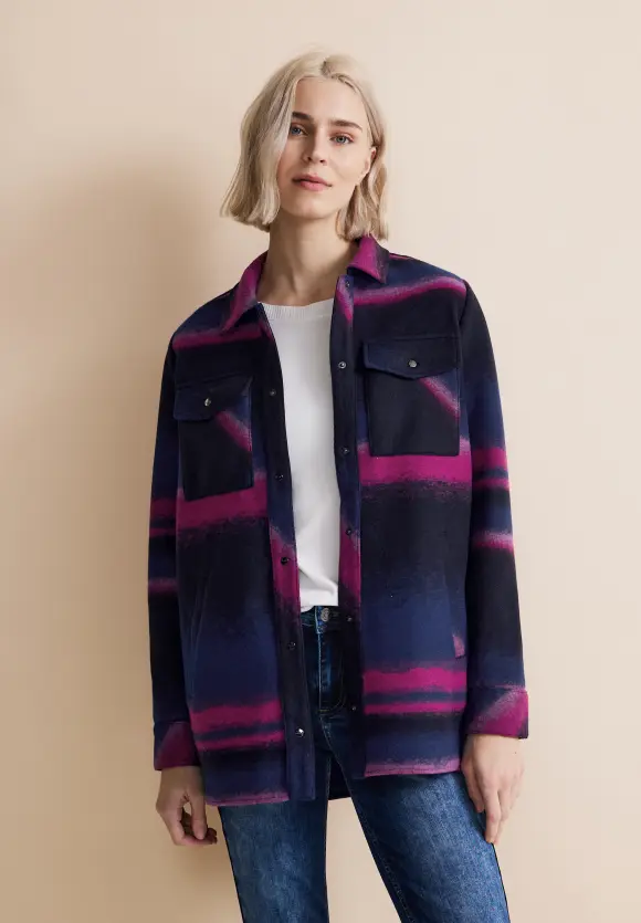 Overshirt Jacke - deep blue