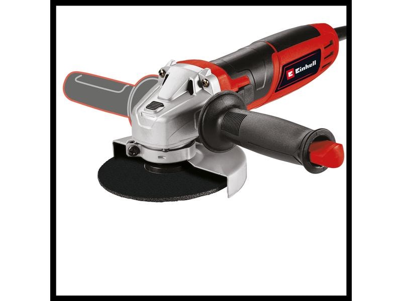 Einhell Winkelschleifer TC-AG 125/850 Robuster Zweihand-Winkelschleifer mit vibrationsarmem Lauf