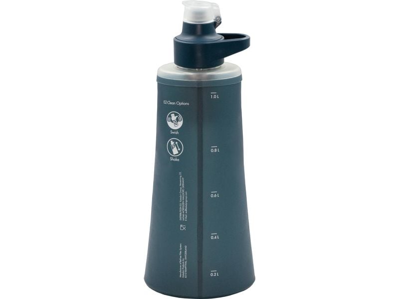 Katadyn Wasseraufbereitung BeFree Filter AC 1.0 l - Schiefe Trinkflasche mit Filter