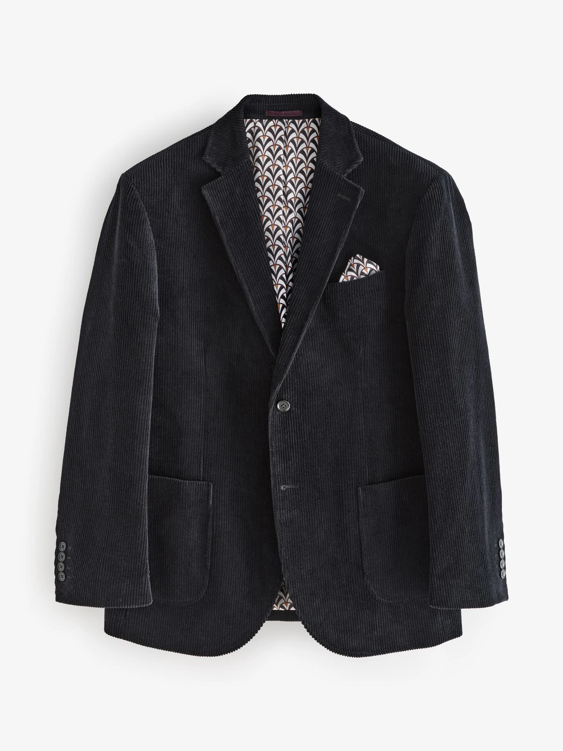Zwart - Corduroy blazer