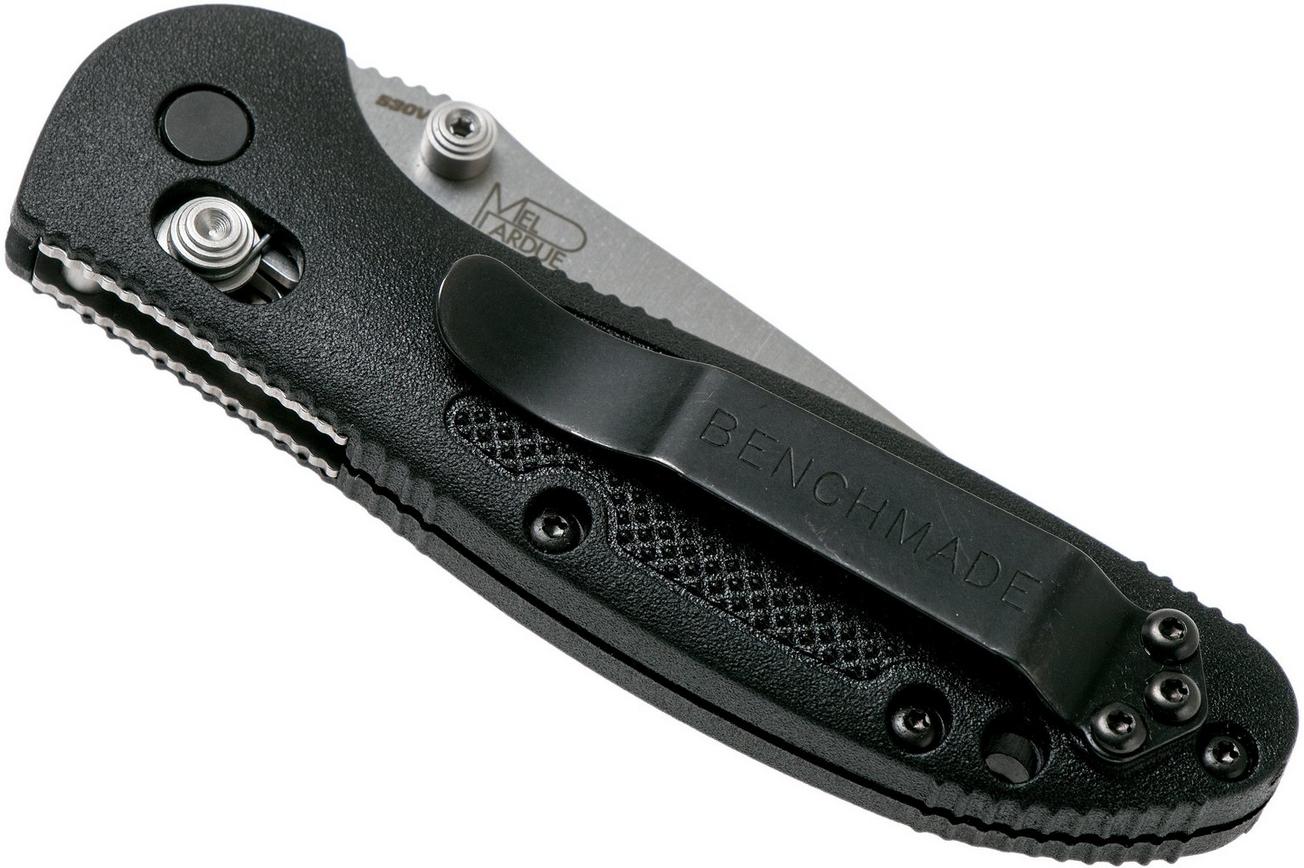 Benchmade Mini-Griptilian 556-S30V zakmes, Mel Pardue design