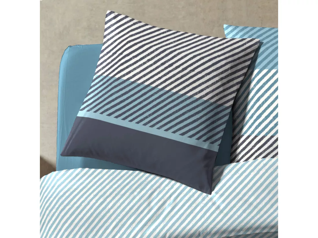 Parure de lit Jealla bleu 240x220