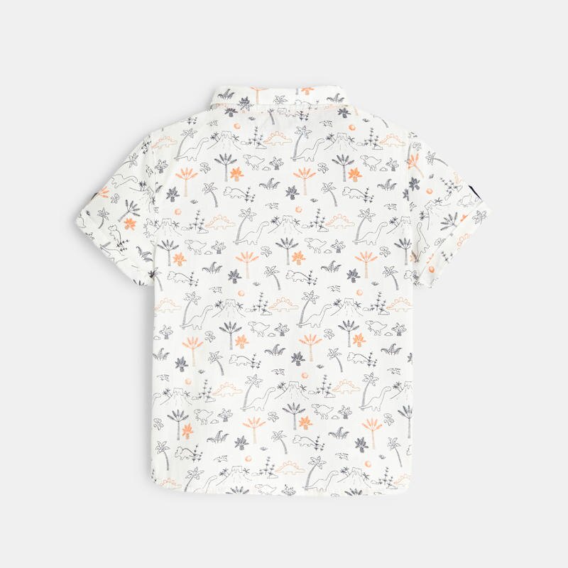 Chemise dinosaures bleue bébé garçon Bleu