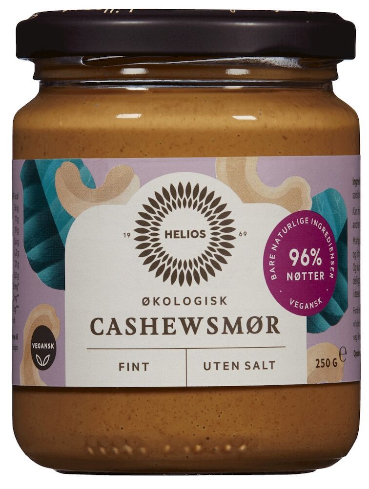 Helios Cashewsmør naturell
