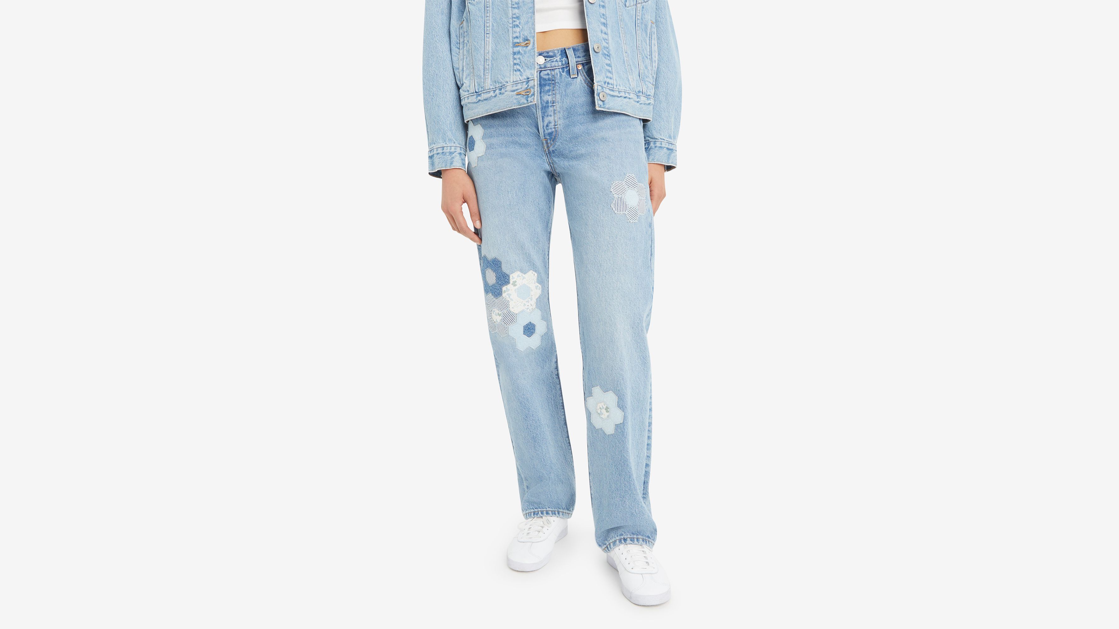 Jean 501® ’90 - Geo Florals - Bleu