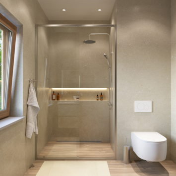 Boston Ivory vloer- wandtegel taupe keramiek 60 x 60 cm 1,80 m²/doos
