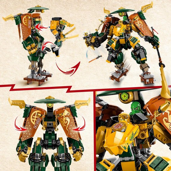 L'équipe de robots des ninjas Lloyd et Arin LEGO NINJAGO 71794