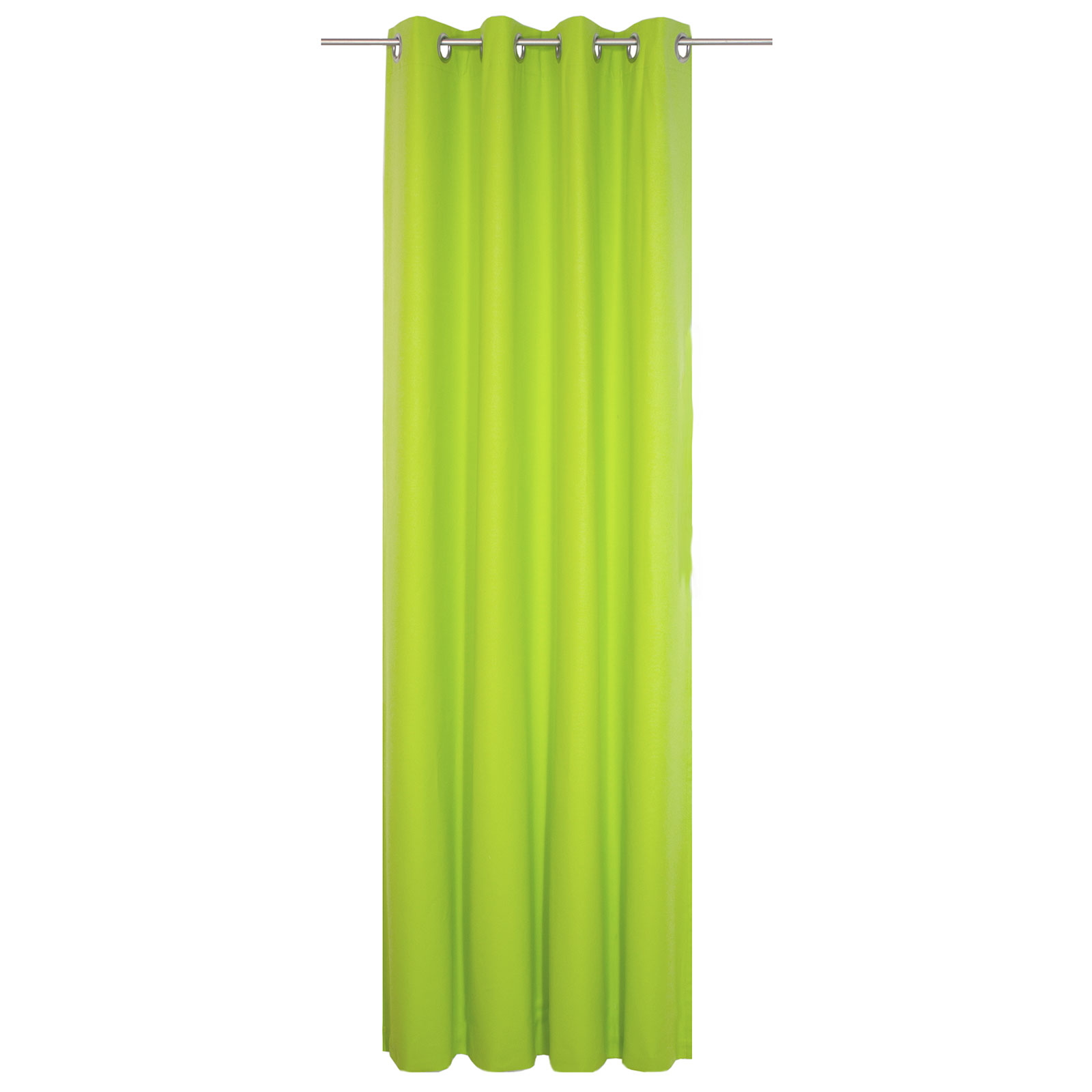 Ösenvorhang WIRTHNATUR - limone - 2-lagig - 130x145 cm