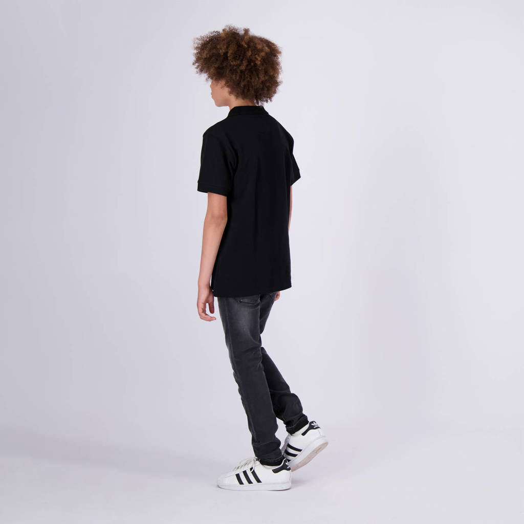 Vingino polo met logo zwart