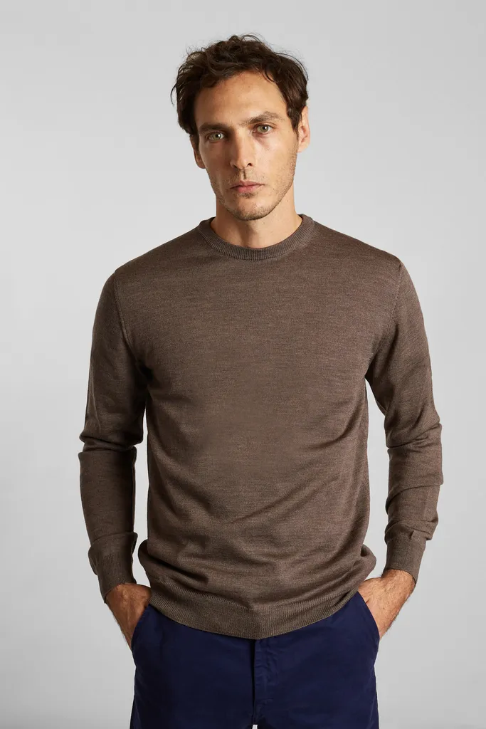 Pull col rond en laine mérinos L'Exception Paris