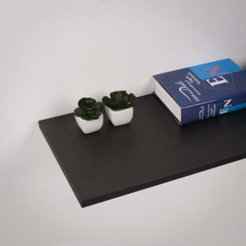 Meubelpaneel antraciet essen ABS fingerprint proof 80x40 cm 18 mm