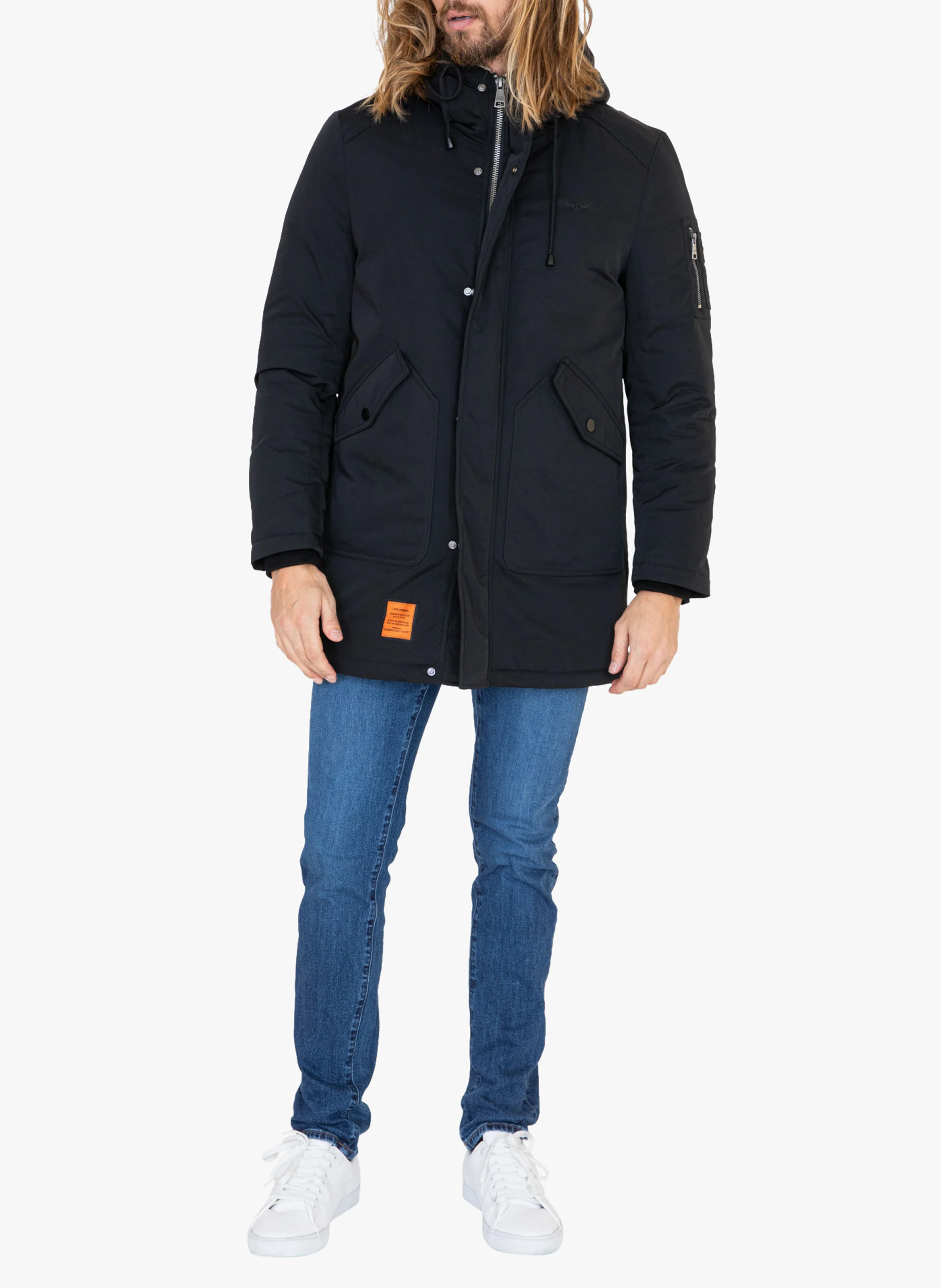 TELLURIDE - Parka longue à capuche | Noir